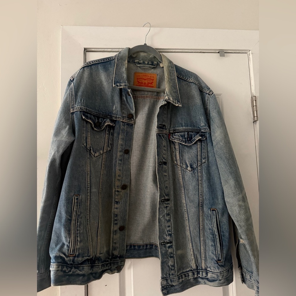 Levi’s Vintage Denim Trucker Jacket Blue Size XXL